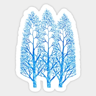 pine trees Sticker